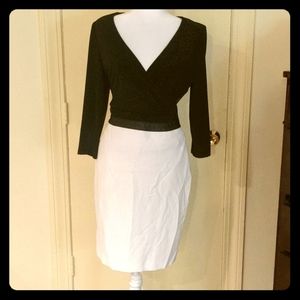 Ralph Lauren black and white dress